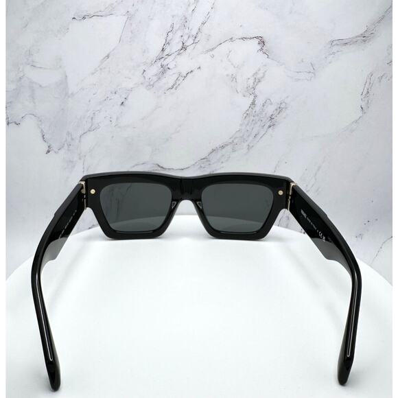 VERSACE Sunglasses New Black Gold Medusa Logo Special Project Dwayne Wade 55 mm - Picture 13 of 16